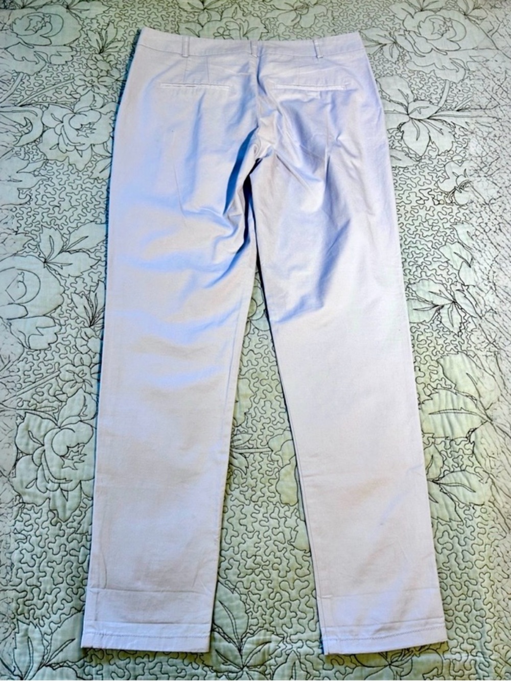 ZARA Basic Pleated High Waist Lavender Crop Ankle Trousers Size S💛 - Picture 3 of 9